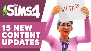 15 NEW CONTENT UPDATES ARE COMING!!