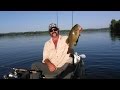 SMALLMOUTH BASS IN LATE AUGUST ON LAKE WENTWORTH WITH BIG AL