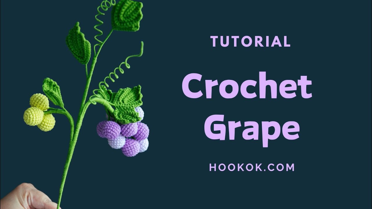 Crochet Grape - YouTube