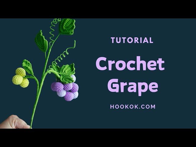 Crochet Grape - YouTube