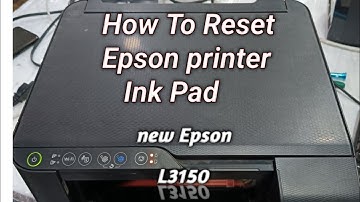 How To Reset Epson L3150 Printer Ink Pad| Red Light Blinking In Epson L3150 Printer Problem Solution
