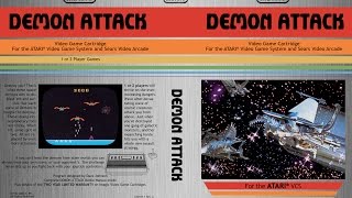 Atari 2600 gameplay - Demon attack