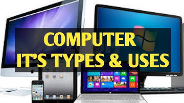 Types of Computer, Computer, Book-IT Click, Class 4, Lesson 2 By Ms. Jyoti