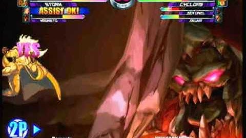 MvC2 Online (360): Brett (MSP) vs Josh 360 (Aku/Sent/Cyke) 15 .:11.9.10:.