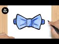 #814 How to Draw a Bow Tie - Easy Drawing Tutorial