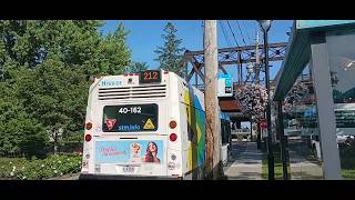 7 5 26 MONTREAL STM BUS RIDE 212 ST ANNE ROUTE FROM LANSE A LORME REM STATION screenshot 1