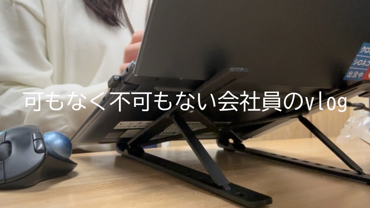 可もなく不可もない会社員の早朝出社前日vlog┃お弁当準備、晩御飯、洗濯、ネイル、寝る前の2時間で4つのタスクをこなそうとして失敗する会社員の様子