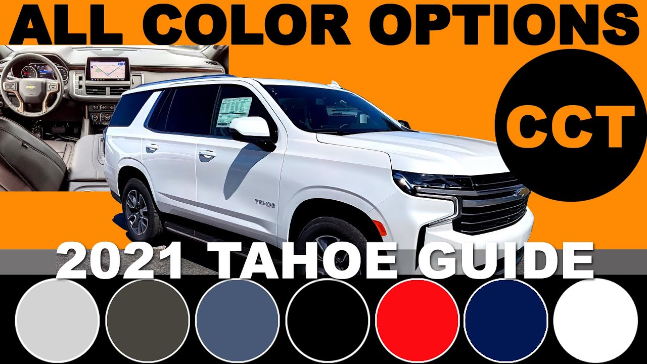 2021 Chevrolet Tahoe - Color Options Buying Guide - YouTube