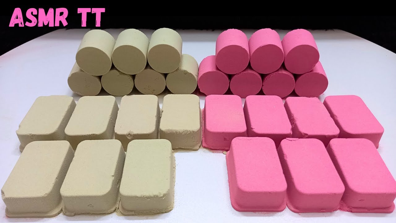 Baking soda crushing asmr