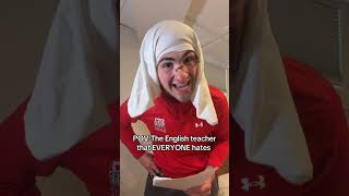 I strongly dislike English teachers #teacher #school #skit