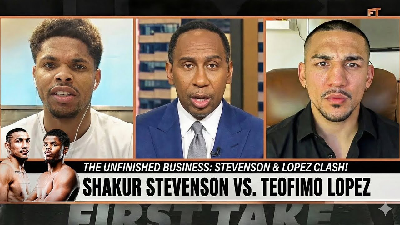 Shakur Stevenson & Teofimo Lopez HEATED Exchange At LIVE With Stephen A Smith!