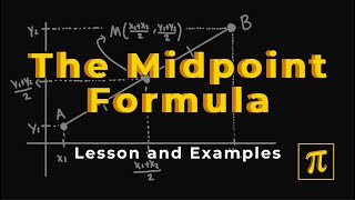 How to FIND the MIDPOINT between TWO points - Don't forget this simple formula!