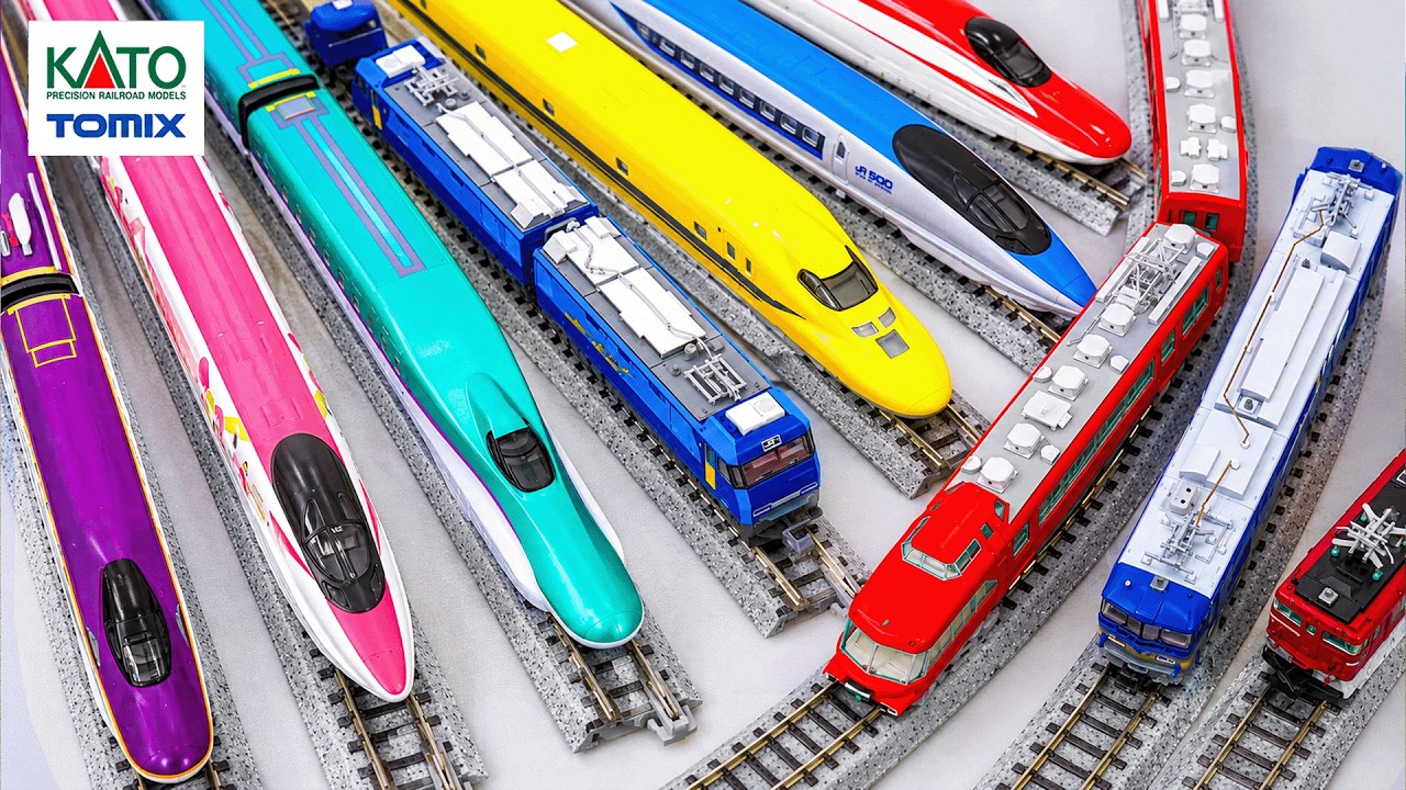 TOMIX＆KATOの美しいNゲージ鉄道コレクションを開封！日本を代表する2
