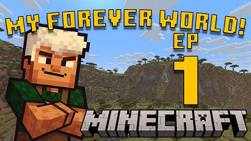 Building My Basin — My Forever Minecraft World Begins! (Savanna Megabase)