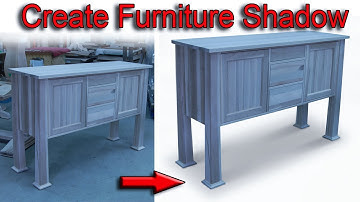 How to Create Furniture  Realistic Shadow | Drop Shadow Photoshop in Bangla