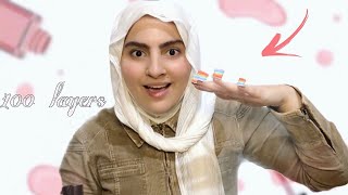 حطيت 100 طبقة من طلاء الاظافر 😱 #youtubeshorts #youtube #trending #trendingshorts #tiktok #viral