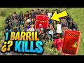 ¿CUANTOS KILLS HACE EL BARRIL CON UNA EXPLOSION? 💥💣FREE FIRE😮😱 (SALAS WATZAPTILES)