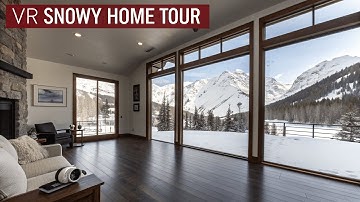 Unity VR Home Tour | Realistic Snowy Mountain House + Interactive Objects