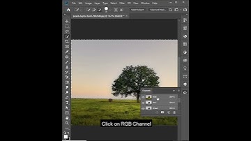 Cut out tree in one click in photoshop | photoshop | #short