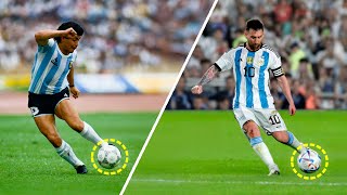 Skills Comparasion: Maradona VS Messi  Which One is THE BEST?