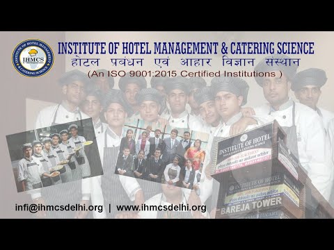 IHMCS Delhi || Best Hotel Management Colleges in Delhi || Hotel Management u0026 Tourism