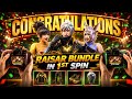 " Raistar Bundle In 1st Spin| #freefire #video
