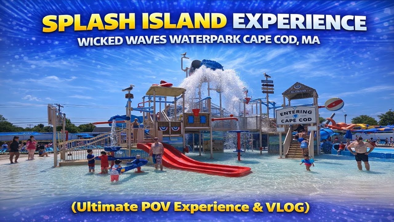 SPLASH ISLAND EXPERIENCE - WICKED WAVES WATERPARK CAPE COD, MA (Ultimate POV Experience & VLOG)