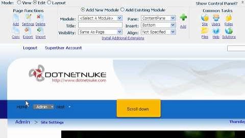 Tutorial: How to customize your DotNetNuke appearance (changing skins) | LayerOnline Web Hosting