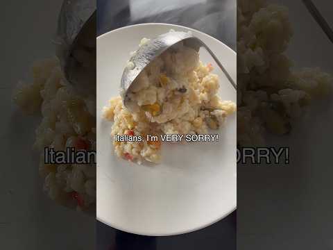 Ruining Classic Dishes | Seafood Risotto #japanesefood #italianfood #seafood