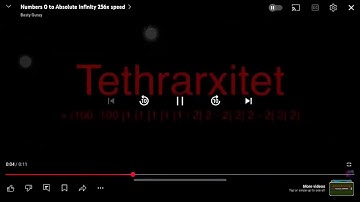 Numbers 0 to Absolute Infinity 1024x Speed