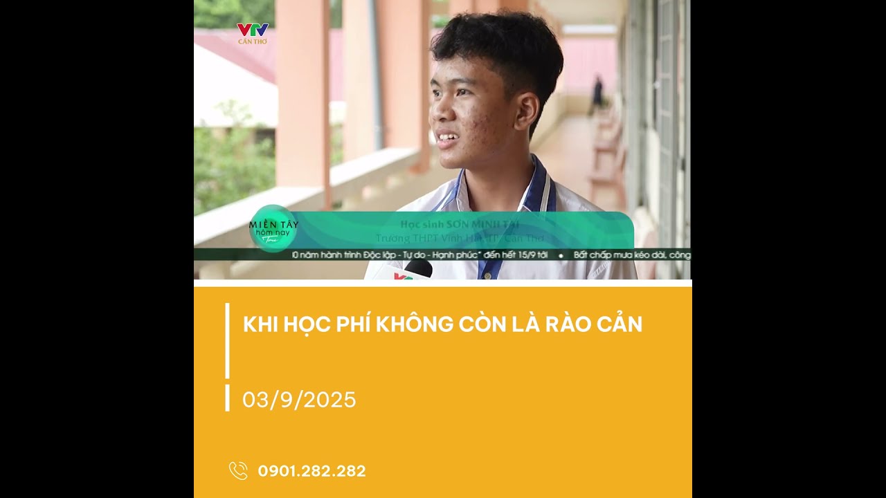 Khi học phí không còn là rào cản | VTV CẦN THƠ - youtube