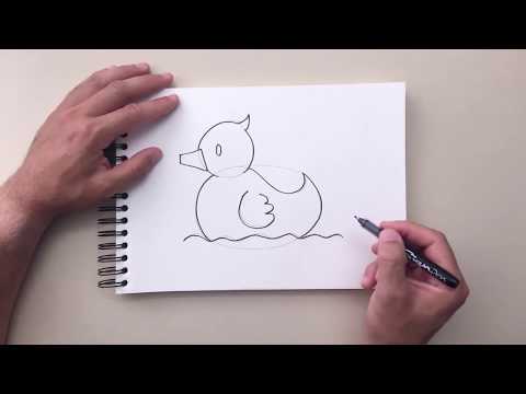 How to Draw a Rubber Ducky