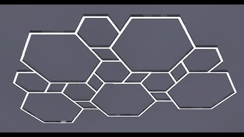 HLINEAR Creative Lighting Dialux Hexagon Linear Light Solution