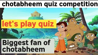 Chota bheem quiz compitation /biggest fan challenge /Question answer screenshot 4