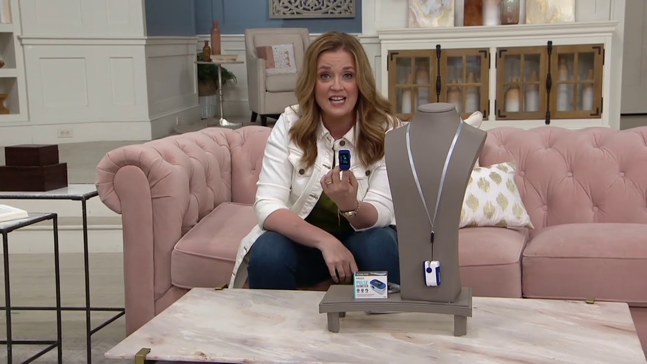 HoMedics Pulse Oximeter with LED Display and Batteries on QVC YouTube