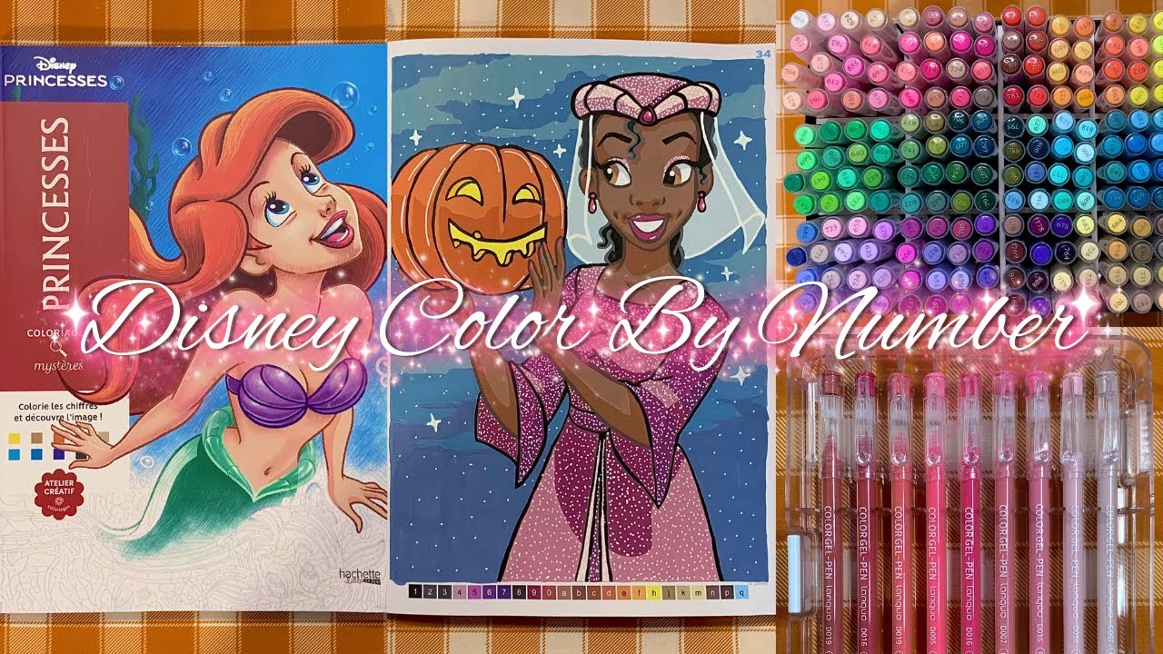 Раскраска по номерам «Тайны принцесс Диснея» | Тиана 👸🏾✨