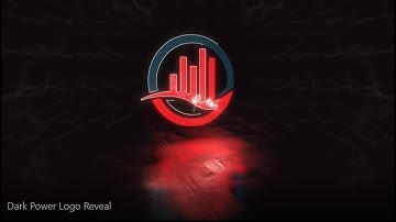 Dark Power Logo Reveal - (How to make a Logo Animation, Logo Intro and YouTube Intro for your Video)