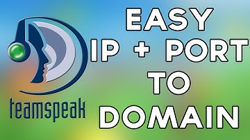 Teamspeak IP Address and Port to Domain Tutorial