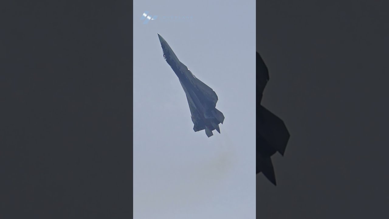 Russia Su 57 Cobra Maneuver China Air Show Aviation Fighterjet Chinaairshow