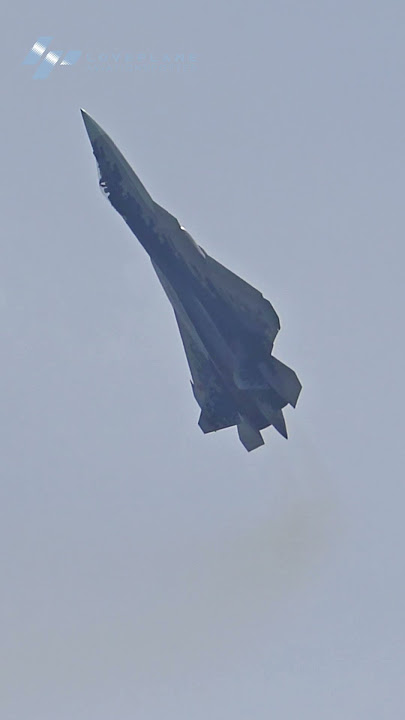 Russia Su-57 Cobra maneuver China Air Show  #aviation #fighterjet#chinaairshow #china