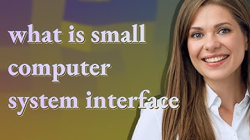 Small computer system interface | meaning of Small computer system interface