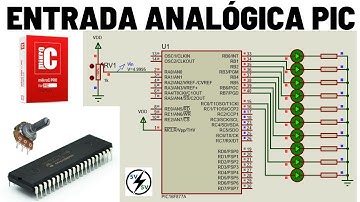 Utilizando a Entrada Analógica do PIC16F877A - Exemplo MikroC