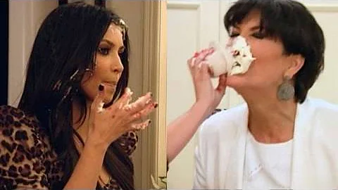 Kim Kardashian's Messy Food Fight | On Air With Ryan Seacrest