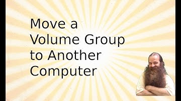 Move a Volume Group to Another Computer