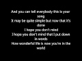 Janet Devlin - Your Song Lyrics |MusicByThienn ♪