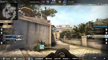Stewie2k 1v3 clutch to win the game! │Cloud9 vs. compLexity - ESL Pro League | twitch.tv/esl_csgo