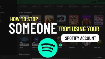 How To Stop Someone Using Your Spotify Account✅