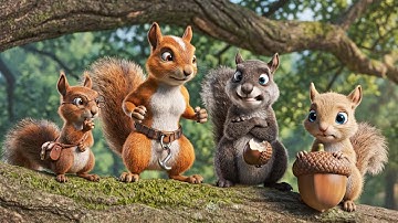 🎯 “The Secret of the Squirrel Valley — A Journey of Discovery and Friendship” -  Life in the Jungle