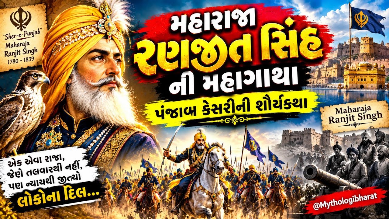 🚩 મહારાજા રણજીત સિંહની મહાગાથા | પંજાબ કેસરીની શૌર્યકથા | Ma