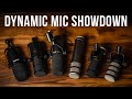 Dynamic microphone comparison shure sm7b rode procaster  podmic deity vo7u maono pd400x boya